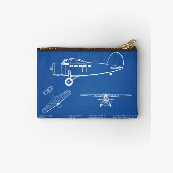 Item preview, Lockheed Vega 5B Of Amelia Earhart Airplane Bluepr designed and sold by HRINGUR CLOTHES AND ACCESSORIES.