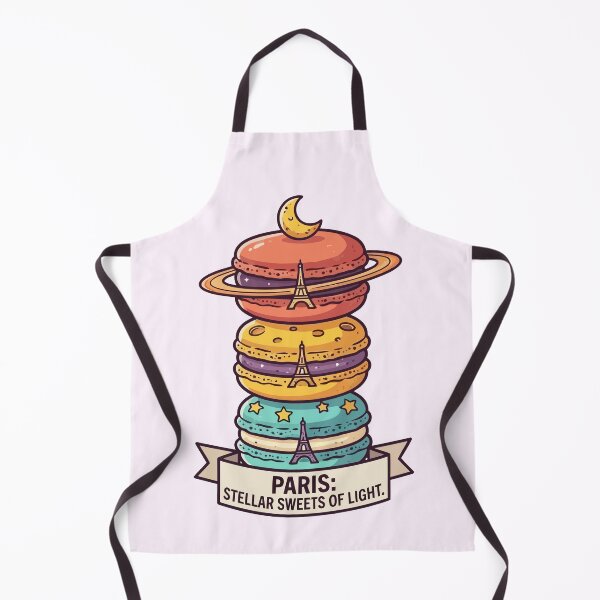 Item preview, Paris Stellar Sweets Of Light Macaron Eiffel Tower Astronomy designed and sold by Amir Faysal.