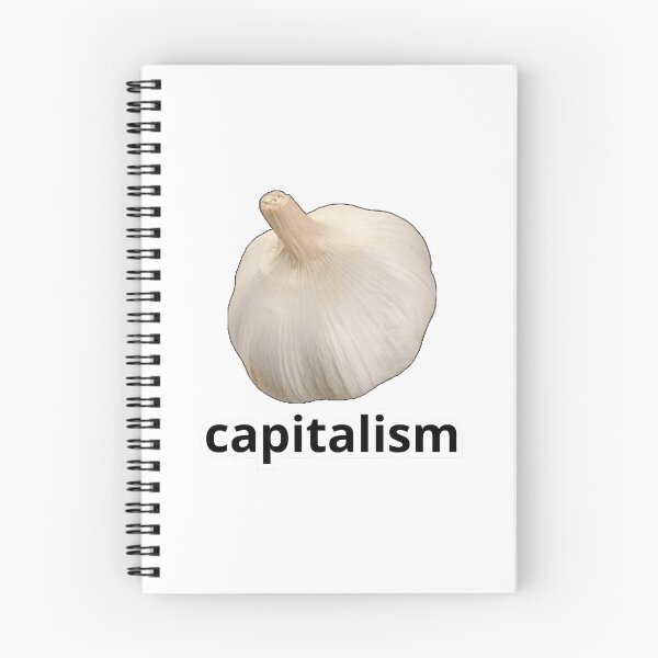 Item preview, Capitalism Garlic Funny Anti Capitalist Meme | Funny | Gen z Humor Sticker Ugly Design designed and sold by Maviartig.