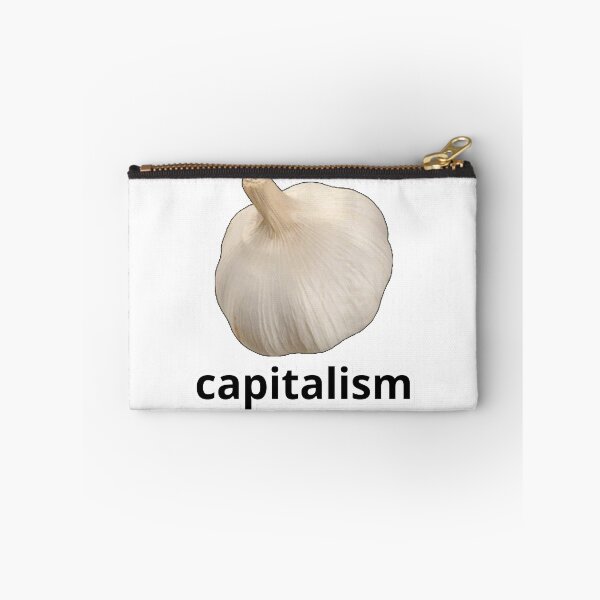 Item preview, Capitalism Garlic Funny Anti Capitalist Meme | Funny  | Gen z Humor Sticker Ugly Design designed and sold by Maviartig.