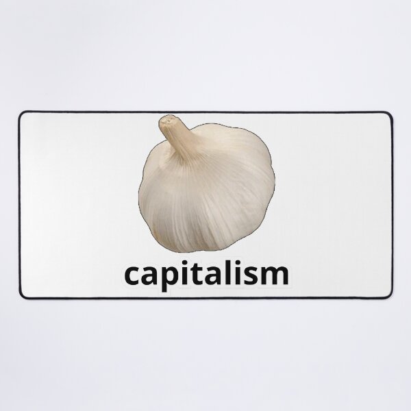 Item preview, Capitalism Garlic Funny Anti Capitalist Meme | Funny | Gen z Humor Sticker Ugly Design designed and sold by Maviartig.