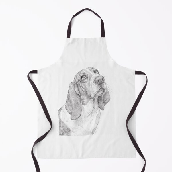 Item preview, Detailed Basset Hound Pencil Sketch Portrait – Realistic Black and White Dog Fine Art designed and sold by Leon Woods Pencil Art.
