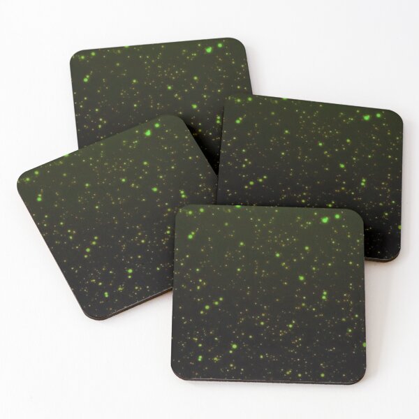 Item preview, Blurry Glowing Orange & Green Orbs Magical Sparkle Background designed and sold by TheCosmicSignal.