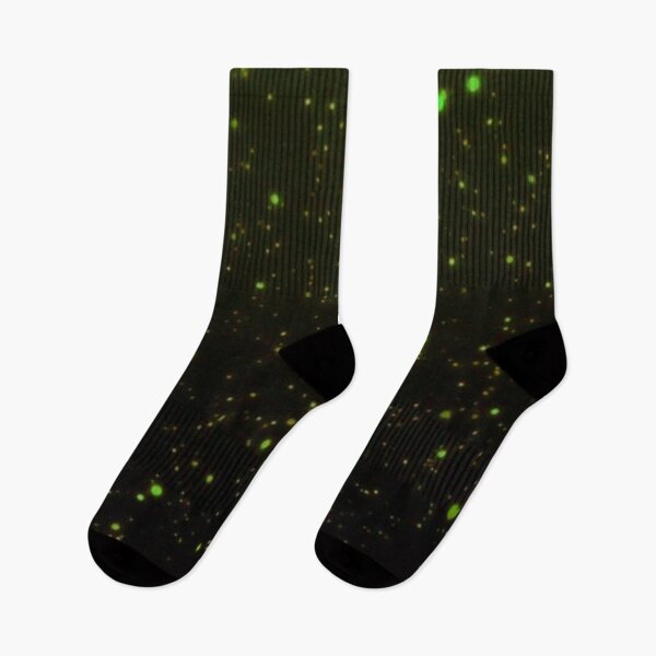 Item preview, Blurry Glowing Orange & Green Orbs Magical Sparkle Background designed and sold by TheCosmicSignal.