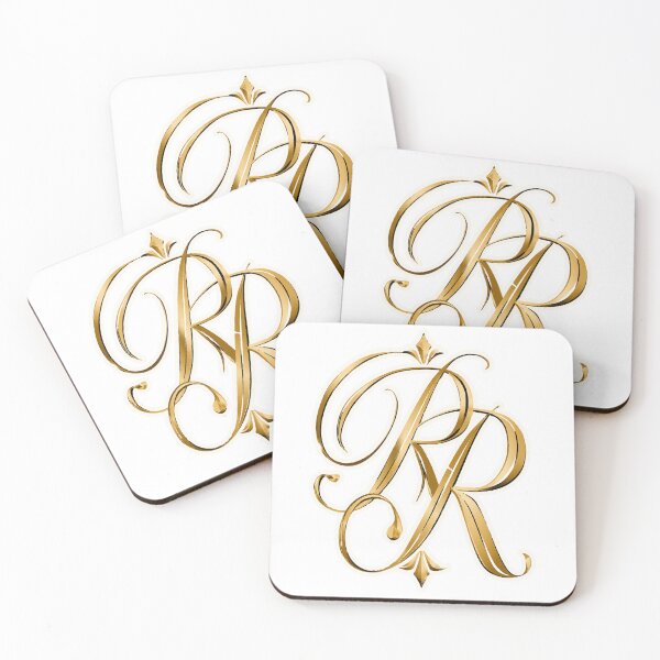 Item preview, Gold Double R Elegant Text Emblem Design designed and sold by RichardRags.