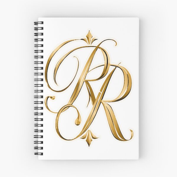 Item preview, Gold Double R Elegant Text Emblem Design designed and sold by RichardRags.