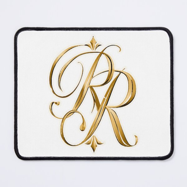 Item preview, Gold Double R Elegant Text Emblem Design designed and sold by RichardRags.