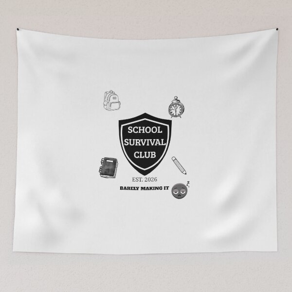Item preview, School Survival Club Funny Back to School Student Design designed and sold by Umbrella urban.