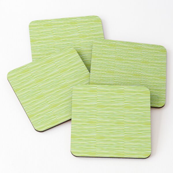 Item preview, Abstract Green and Yellow Brush Stroke Lines Pattern designed and sold by Cleairydelulu.