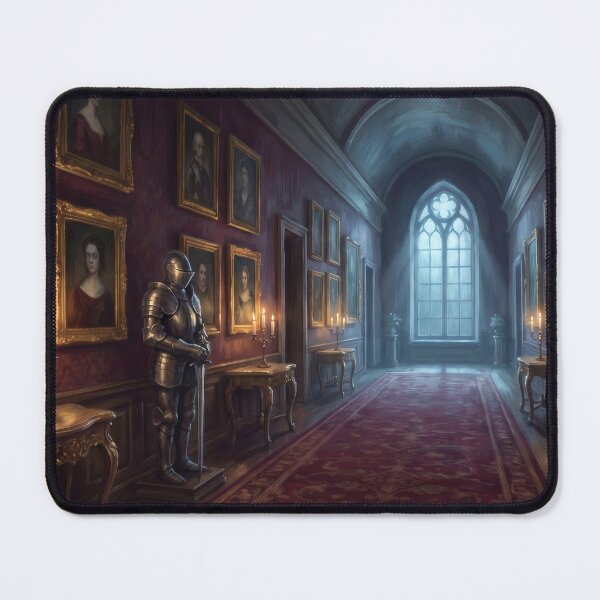 Item preview, The Portrait Gallery Hallway designed and sold by RedPeaStudio.