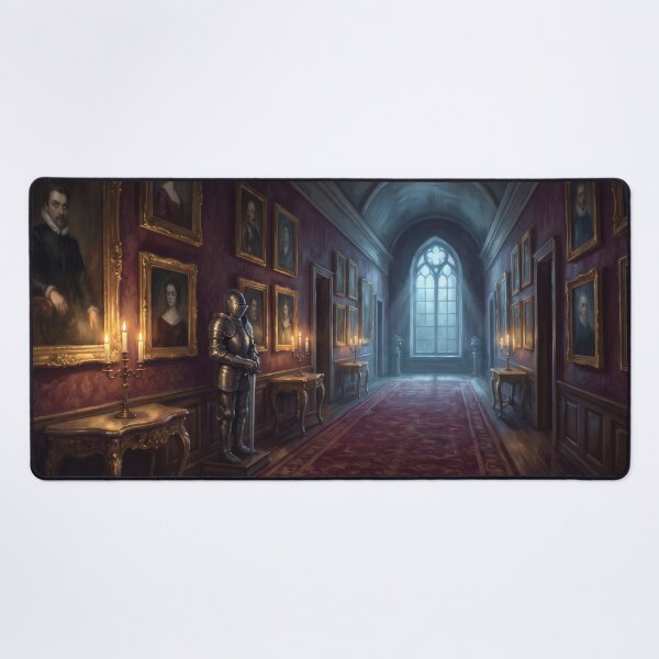 Item preview, The Portrait Gallery Hallway designed and sold by RedPeaStudio.
