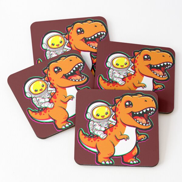 Item preview, Astronaut T-Rex | Kawaii Space Design designed and sold by AstronautMerch.