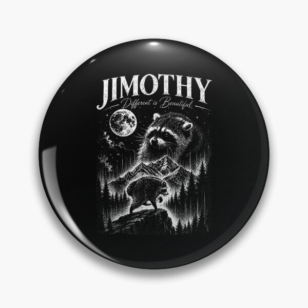 Item preview, Jimothy Different Is Beautiful Raccoon Meme Trash Panda designed and sold by Lhwatsrdina.