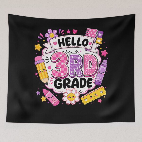 Item preview, Hello 3Rd Grade Cute School Supplies Back To School designed and sold by Lhwatsrdina.