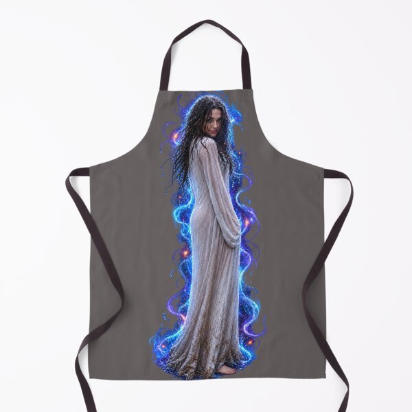 Item preview, Rainy Ghost Girl with Electric Blue Aura designed and sold by OneStepFromArt.