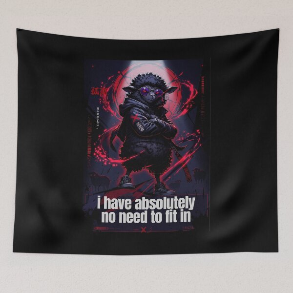 Item preview,  No Fit In Dark Anime Digital Art 13 designed and sold by GoGreenlove.
