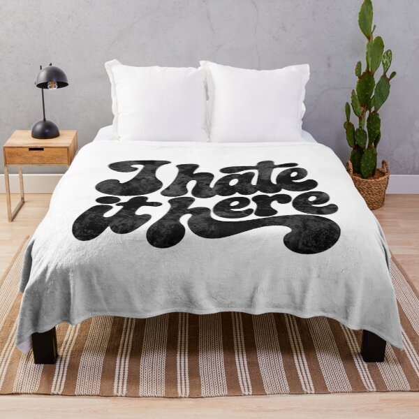 Item preview, Funny I Hate It Here Sarcastic Retro Quote designed and sold by gunaone-design.