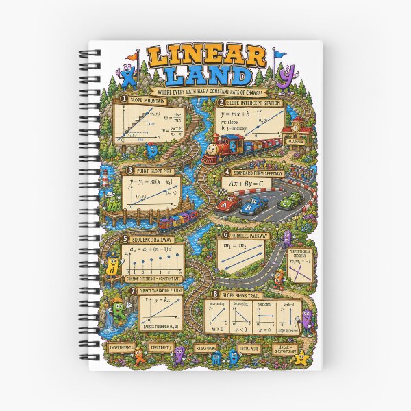 Item preview, Linear Land designed and sold by ForestaMath.