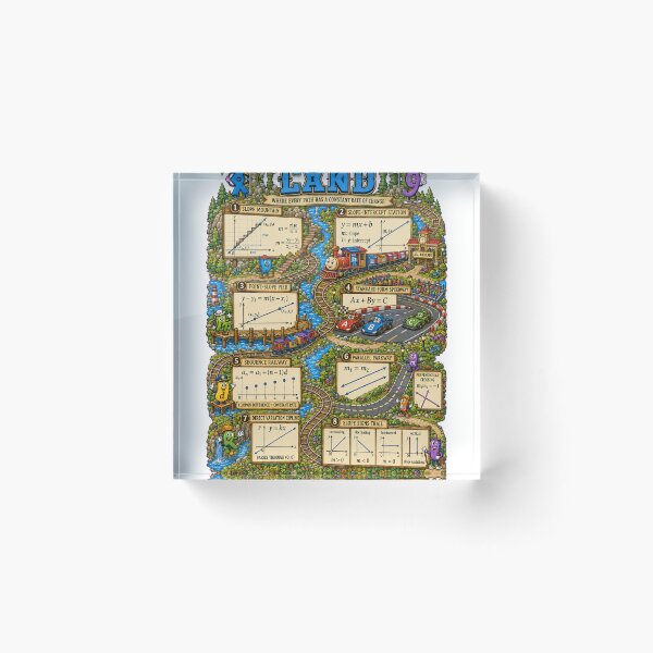 Item preview, Linear Land designed and sold by ForestaMath.