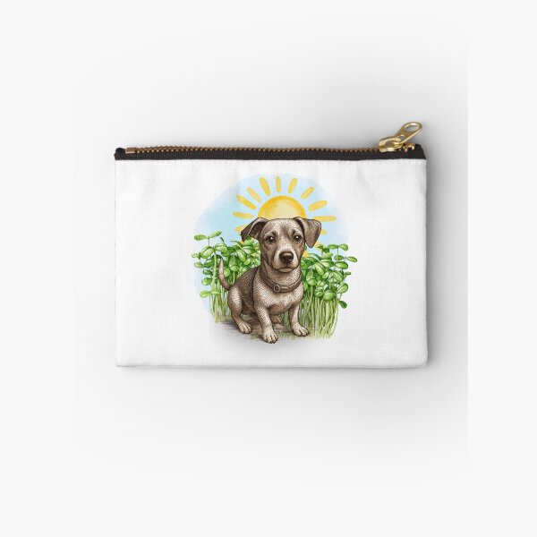 Item preview, Jack Russell/Beagle Mix in field with sun designed and sold by jwturcott.