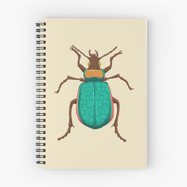 Item preview, Vintage Botanical Teal Beetle Bug Illustration designed and sold by Cecelia Hotzler.