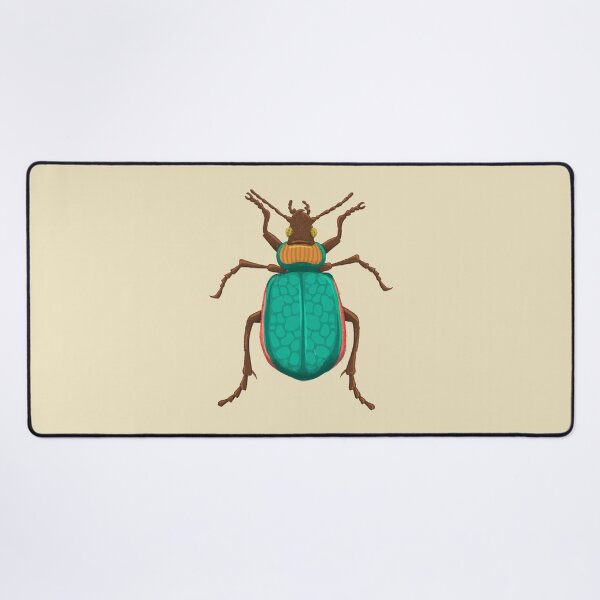 Item preview, Vintage Botanical Teal Beetle Bug Illustration designed and sold by Cecelia Hotzler.