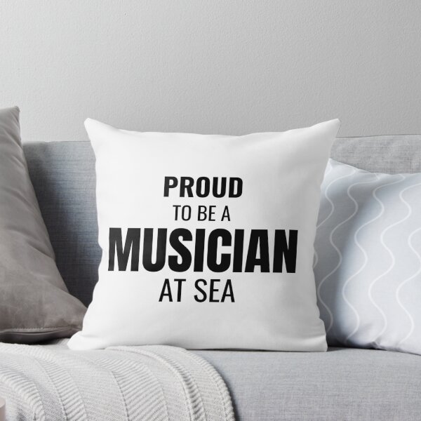 Item preview, Proud to be a Musician at Sea (Black) designed and sold by ShipCrewNation.