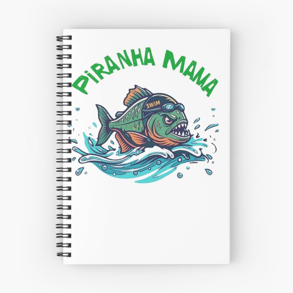Item preview, Piranha Mama Swim Team design designed and sold by spinningvisions.