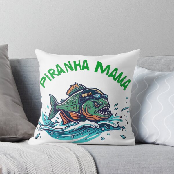 Item preview, Piranha Mama Swim Team design designed and sold by spinningvisions.