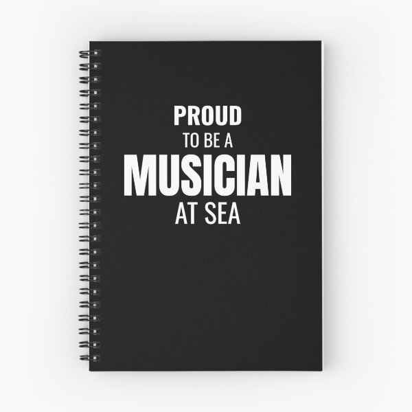 Item preview, Proud to be a Musician at Sea (White) designed and sold by ShipCrewNation.