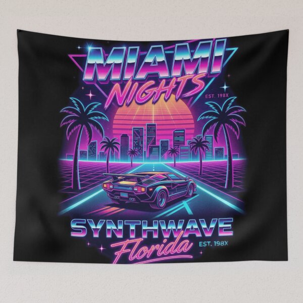 Item preview, Miami Nights designed and sold by The King's general goods.