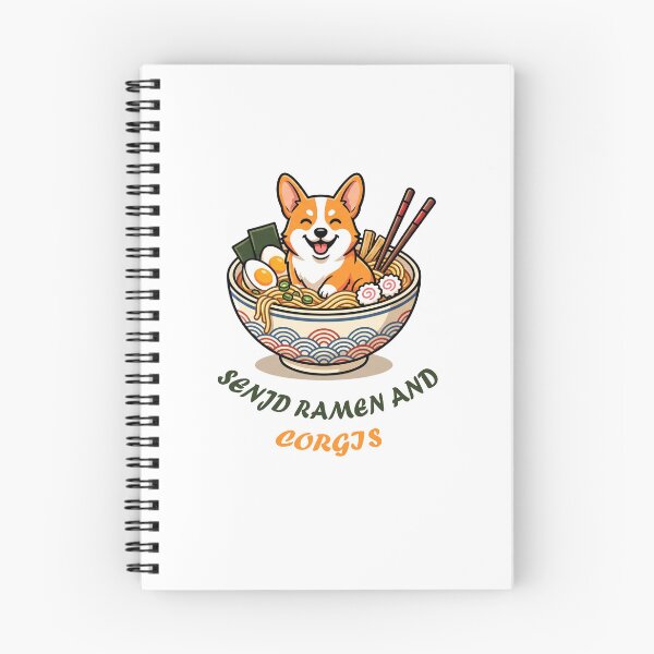 Item preview, Send Ramen And Corgis Cute Japanese Food Dog T-Shirt designed and sold by fowzi shokri.