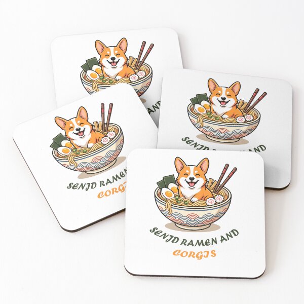 Item preview, Send Ramen And Corgis Cute Japanese Food Dog T-Shirt designed and sold by fowzi shokri.