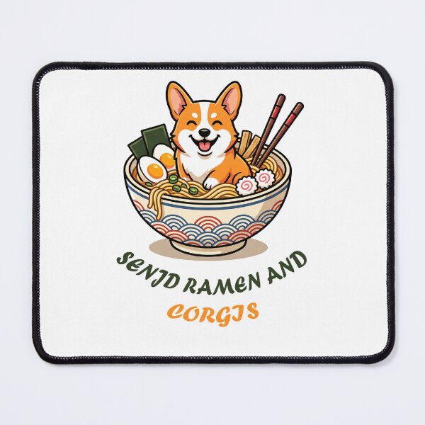 Item preview, Send Ramen And Corgis Cute Japanese Food Dog T-Shirt designed and sold by fowzi shokri.