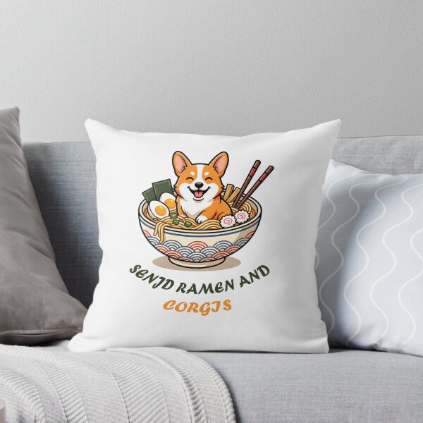 Item preview, Send Ramen And Corgis Cute Japanese Food Dog T-Shirt designed and sold by fowzi shokri.