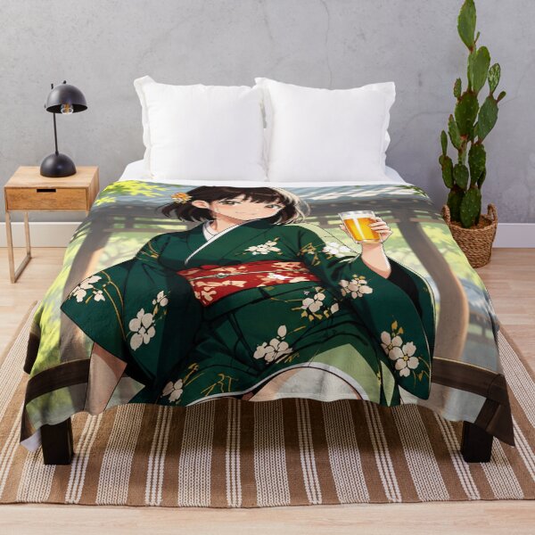Item preview, kimono girl designed and sold by LOVE BEER JAPAN.