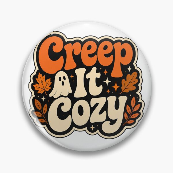 Item preview, Creep It Cozy | Retro Halloween Typography  designed and sold by Kiinaaa.