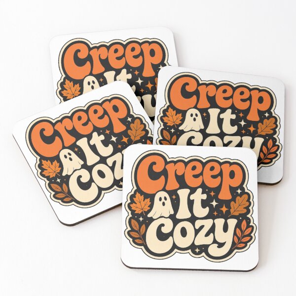 Item preview, Creep It Cozy | Retro Halloween Typography  designed and sold by Kiinaaa.