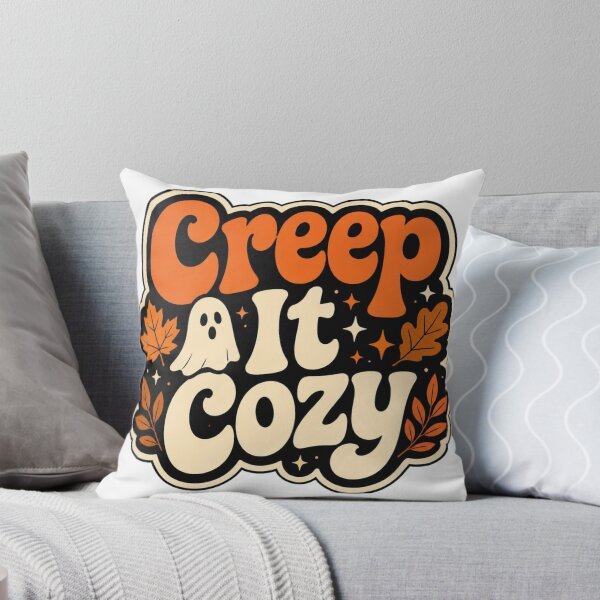 Item preview, Creep It Cozy | Retro Halloween Typography  designed and sold by Kiinaaa.