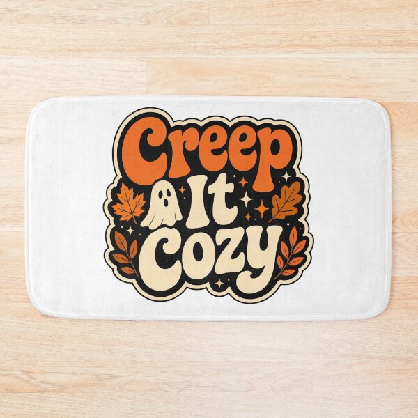 Item preview, Creep It Cozy | Retro Halloween Typography  designed and sold by Kiinaaa.