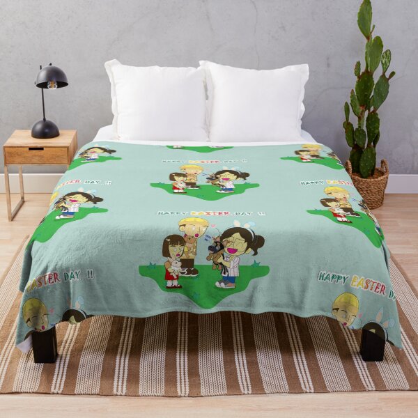 Item preview, Happy easter's day, Easter Bunny, Girl show off her puppy, Ruby the German shepherd greet new friends, children throng to see the puppy, cute GSD, cute dog, dog lover, little Alsatian, Alsatian lover. designed and sold by Figaro-17.
