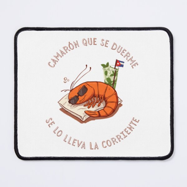 Item preview, T-shirt "The shrimp that falls asleep" proverb designed and sold by A lo Cubano Designs .