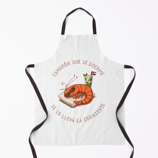 Item preview, T-shirt "The shrimp that falls asleep" proverb designed and sold by A lo Cubano Designs .