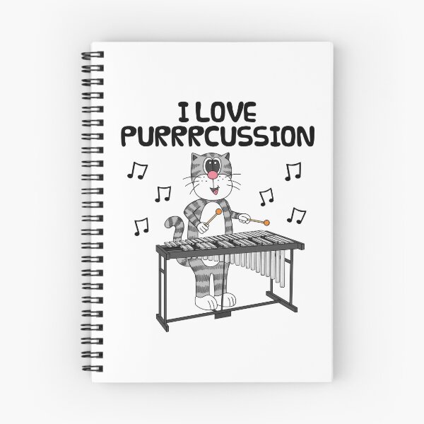 Item preview, Cat Playing Vibraphone, I Love Purrrcussion, Percussionist Funny designed and sold by doodlerob.