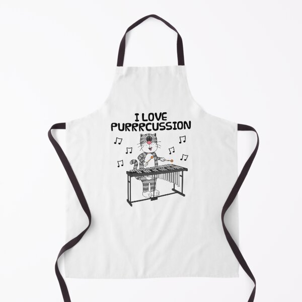 Item preview, Cat Playing Vibraphone, I Love Purrrcussion, Percussionist Funny designed and sold by doodlerob.