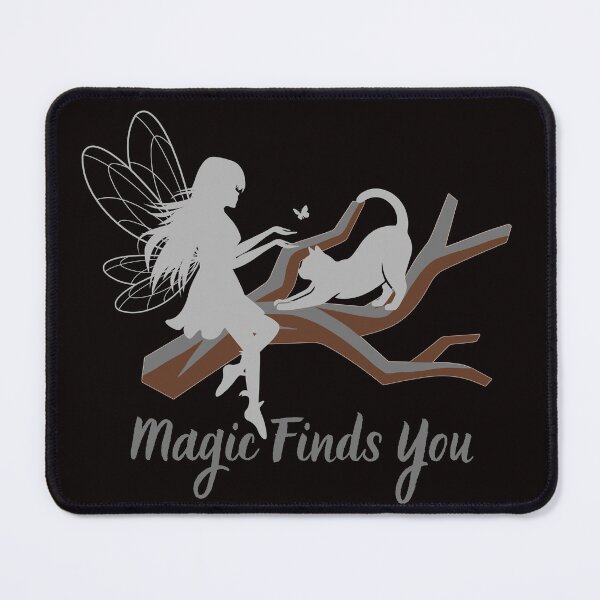 Item preview, Magic Finds You – Enchanted Fairy and Cat designed and sold by Tadeusz1.