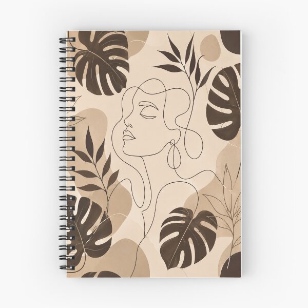 Item preview, Minimalist Line Art Woman & Foliage designed and sold by teemix.