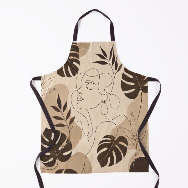 Item preview, Minimalist Line Art Woman & Foliage designed and sold by teemix.