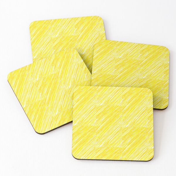 Item preview, Bright Yellow Marker Scribble Texture Background designed and sold by Cleairydelulu.