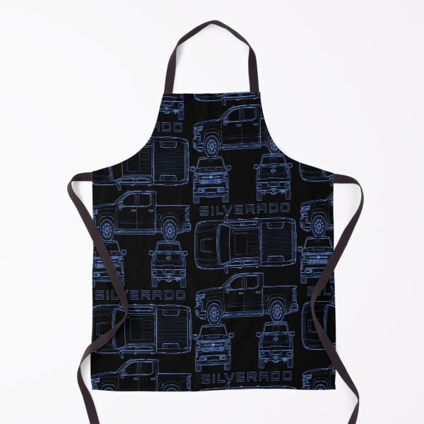 Item preview, Chevrolet Silverado Technical Blueprint – Blue Line Art designed and sold by jubileuuu.